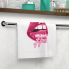 Hers Mouth Open | Mix & Match Lils’ Fun-Flirty Lovers’ Towels