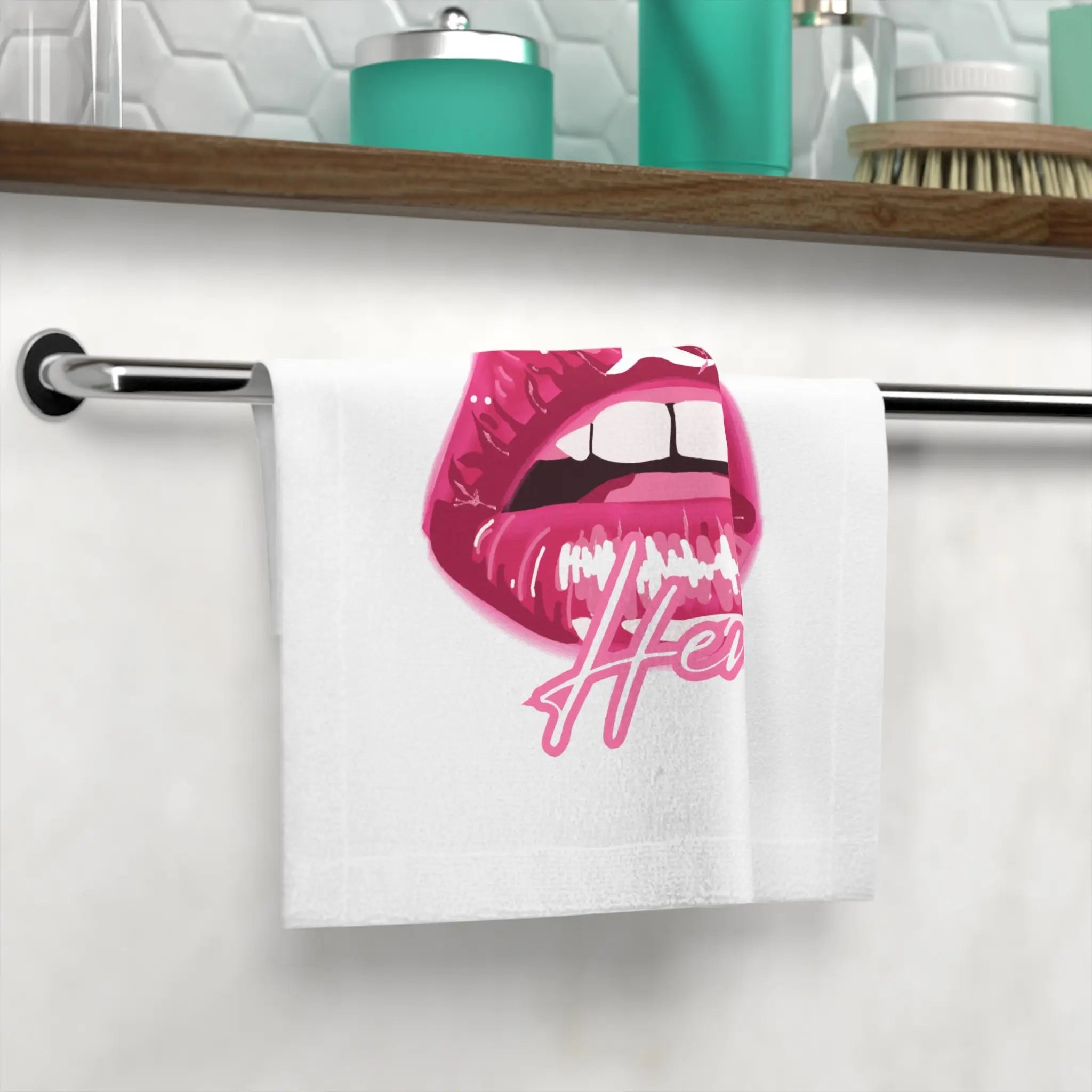 Hers Mouth Open | Mix & Match Lils’ Fun-Flirty Lovers’ Towels