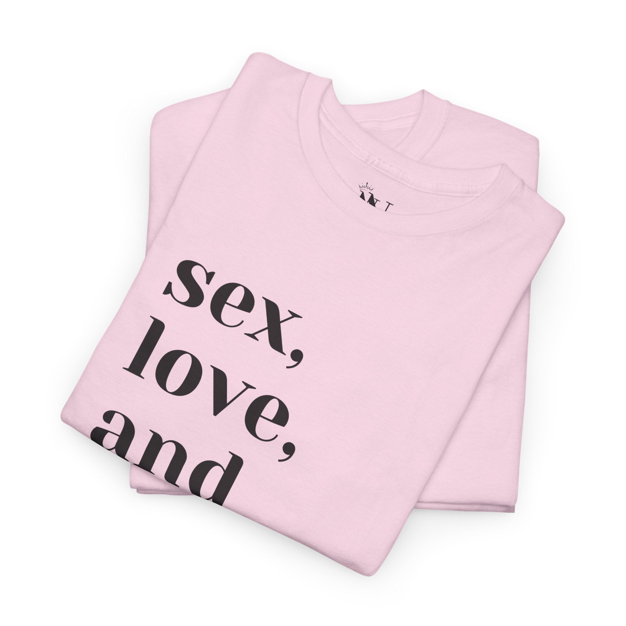 Sex Peace Love | Mix & Match 100% Cotton Unisex Fun-Flirty Lovers’ Tees