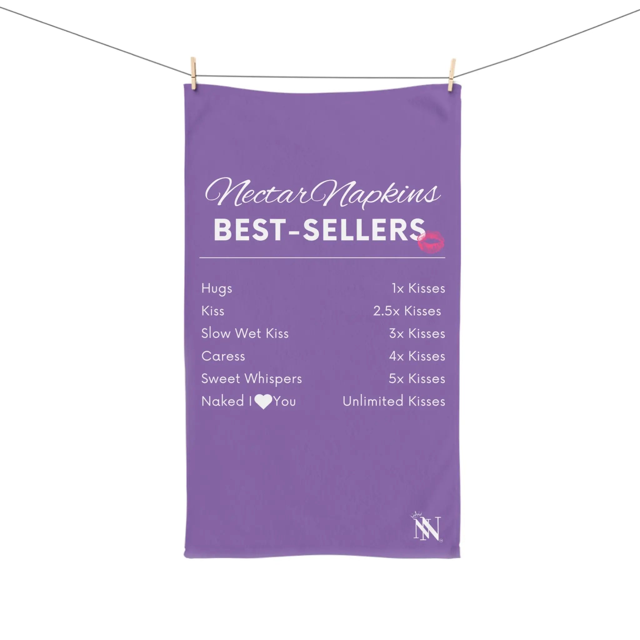Best Sellers Lavendar | Mix & Match Original Fun-Flirty Lovers’ Towels