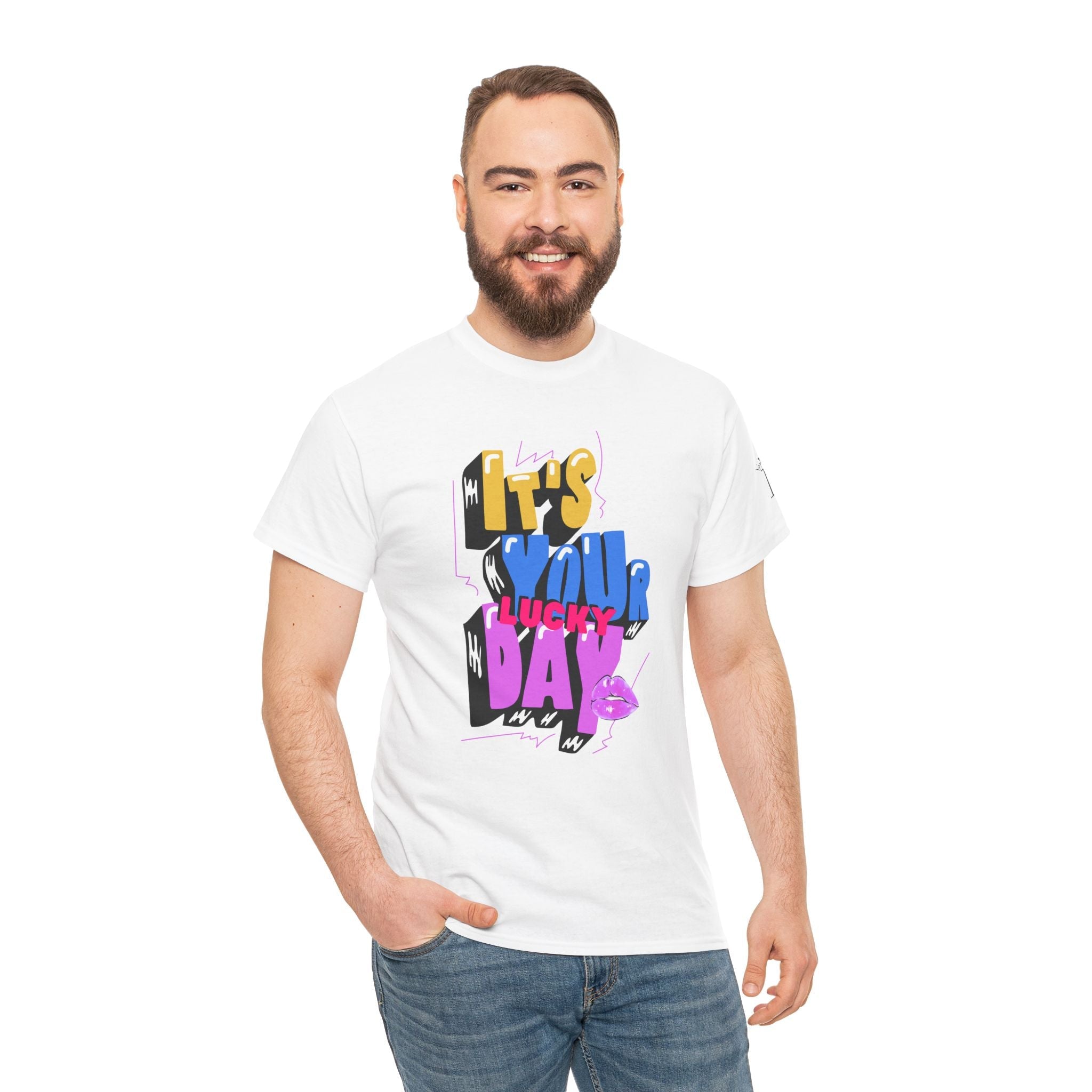 It’s Your Lucky Day | Mix & Match Cotton Unisex Fun-Flirty Lovers’ T-Shirts