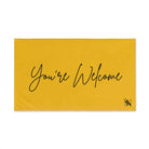 You’re Welcome Yellow | Mix & Match Classic Fun-Flirty Lovers’ Towels