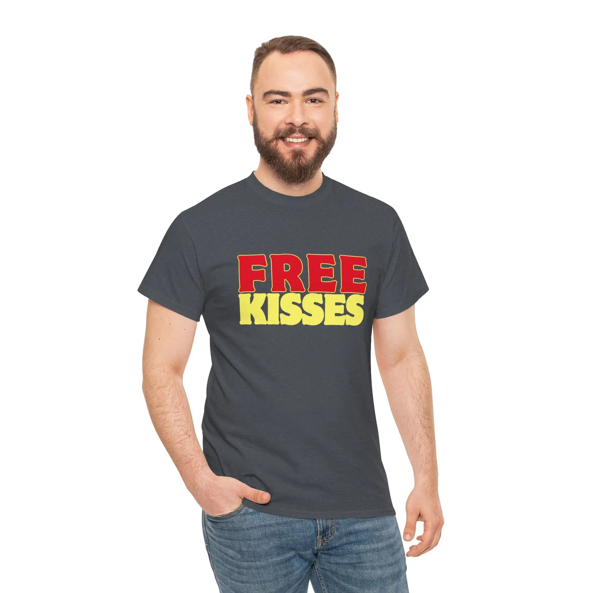 Free Kisses! | Mix & Match 100% Cotton Unisex Fun-Flirty Lovers’ Tees