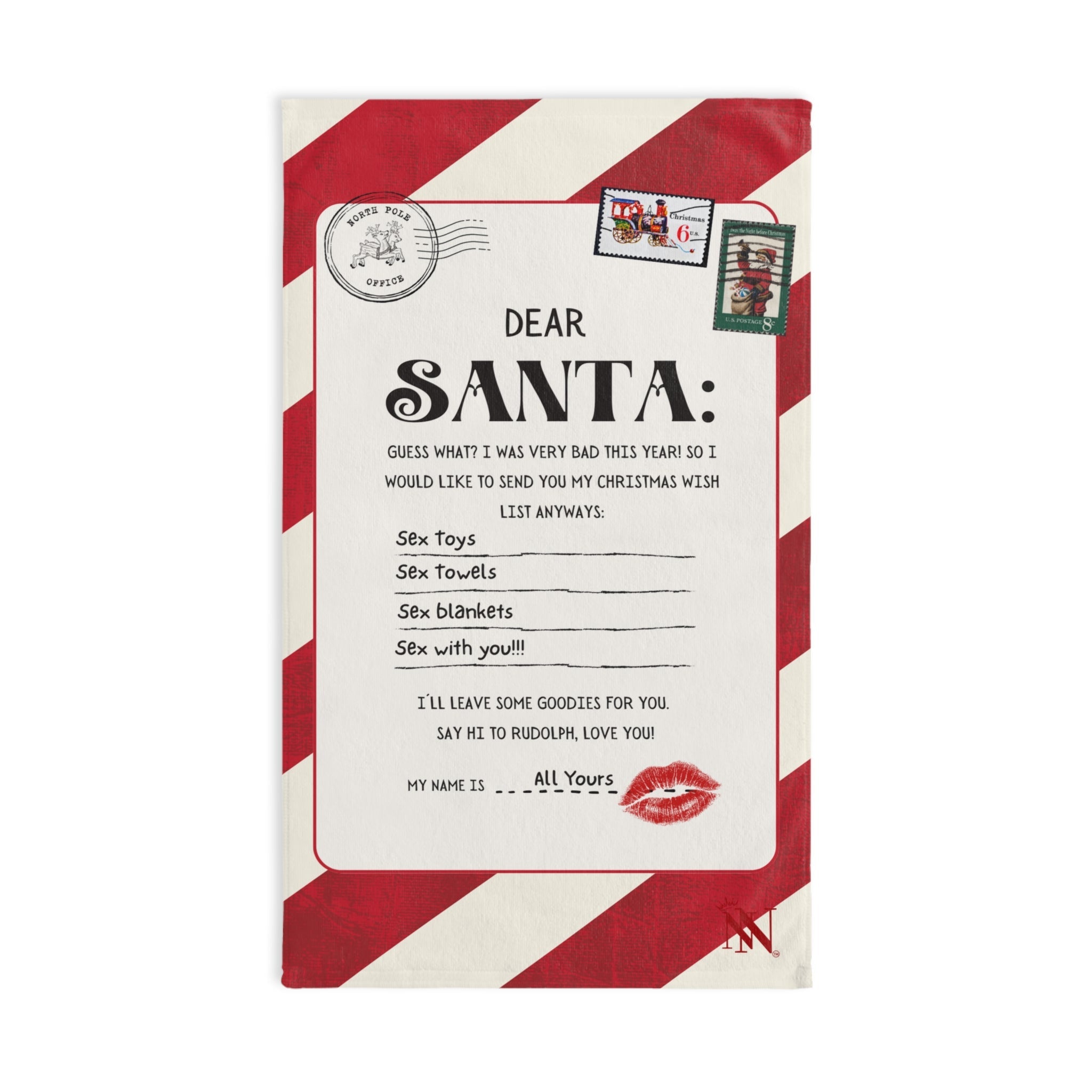 Dear Santa | Mix & Match Classic Fun-Flirty Lovers’ Towels