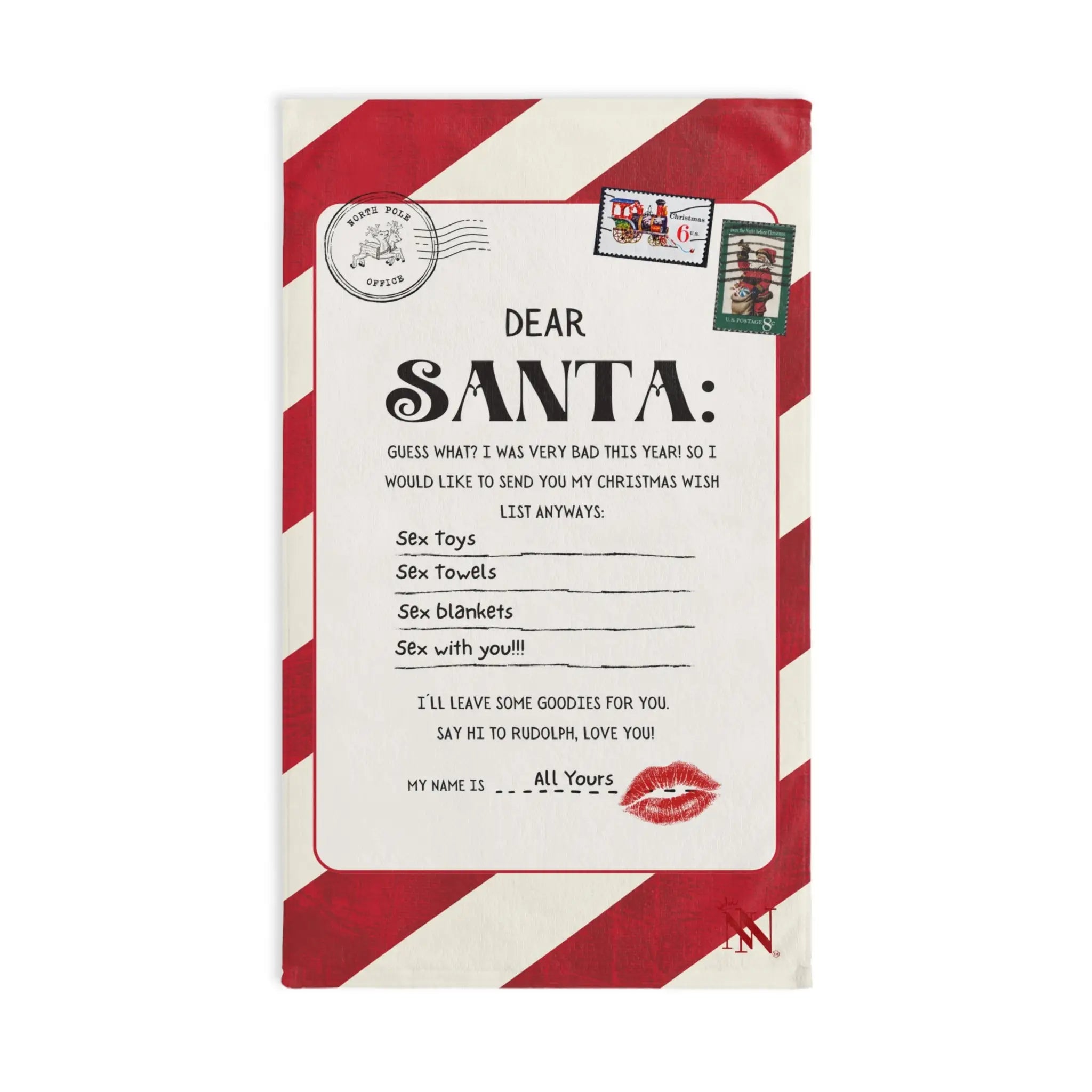 Dear Santa | Mix & Match Classic Fun-Flirty Lovers’ Towels