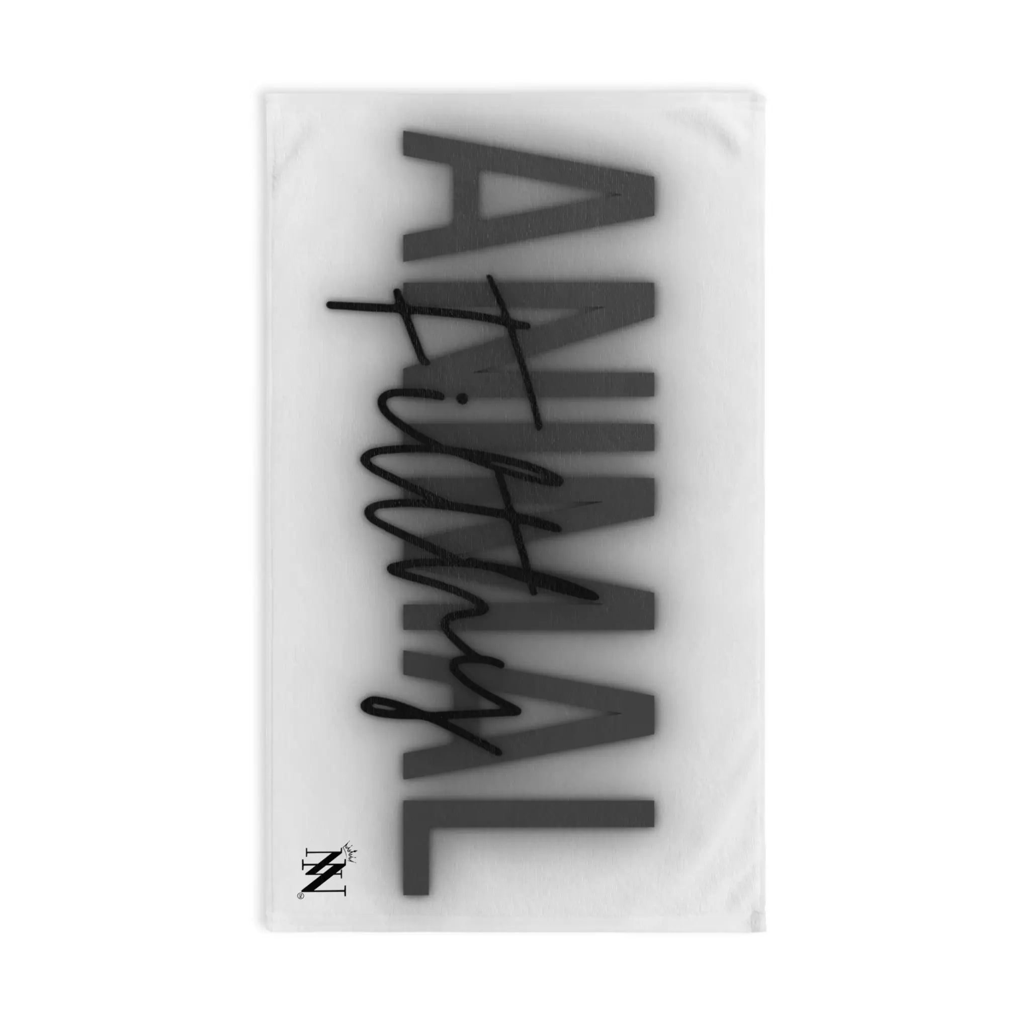 Filthy Animal Black | Mix & Match Classic Fun-Flirty Lovers’ Towels
