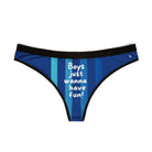 Boys Just Wanna Have Fun! | Mix & Match Women’s Fun-Flirty Lovers’ Thongs