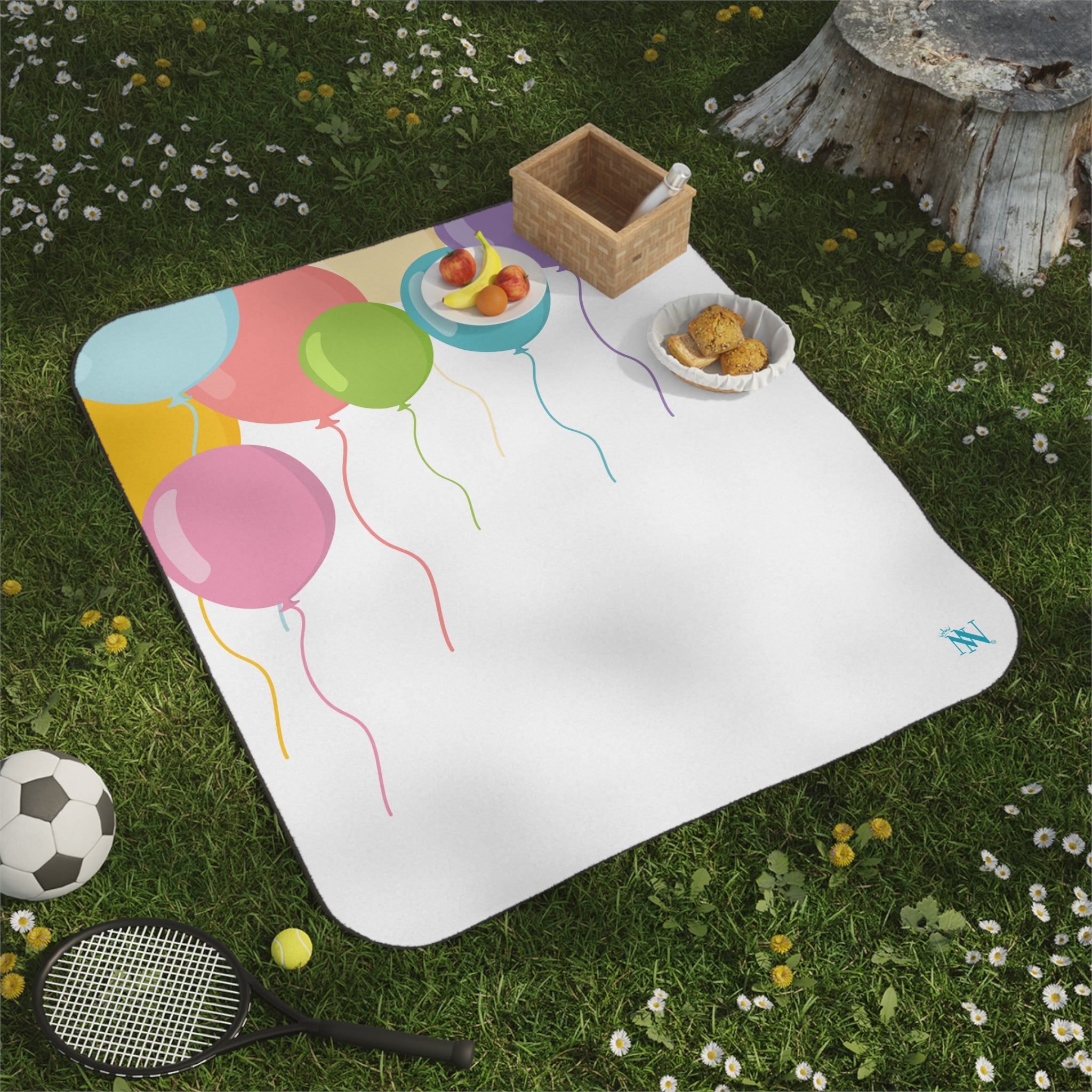 Birthday Balloon Party | Mix Match Fun-Flirty Lovers’ Water-Resistant Blankets