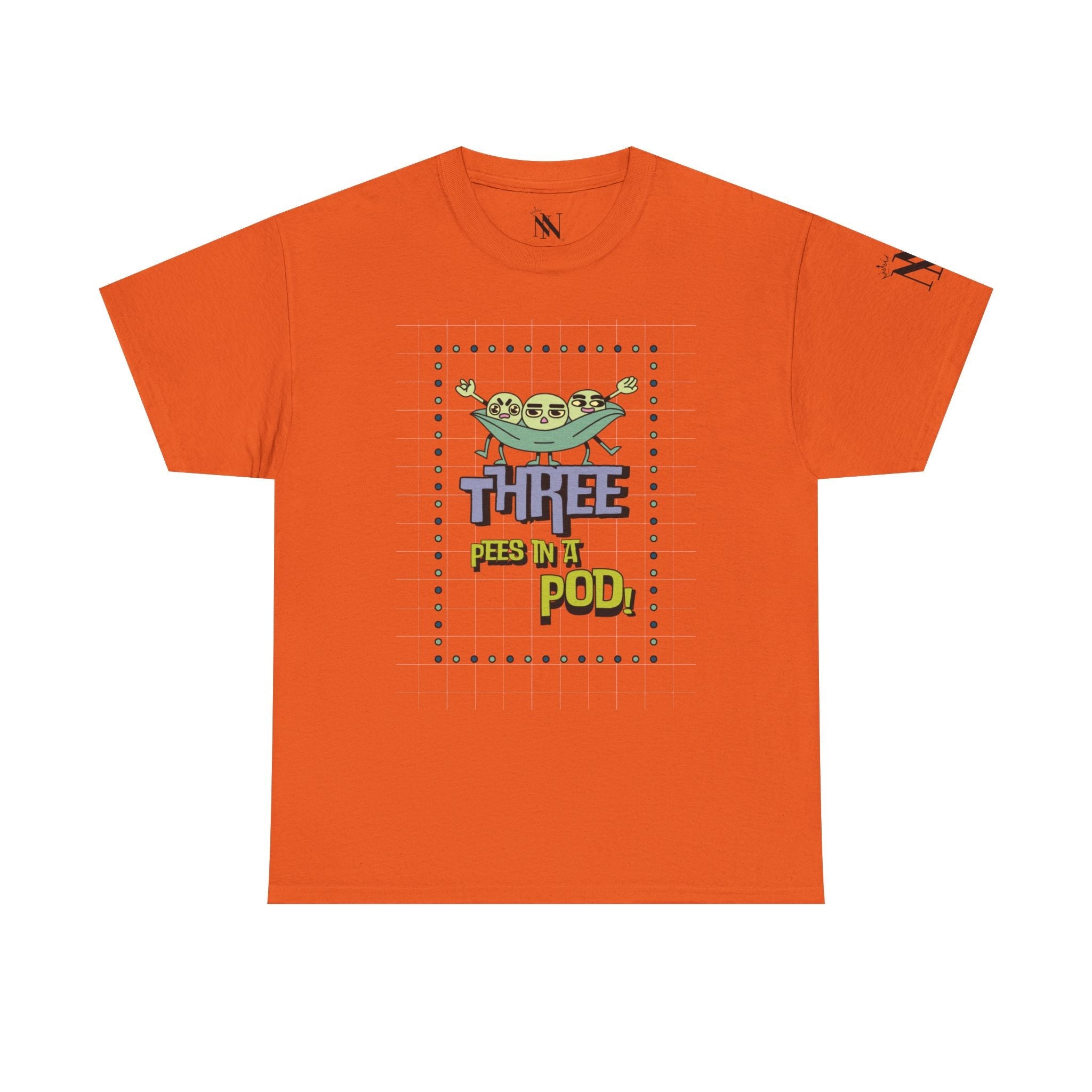 Three Pees in a Pod | Mix & Match 100% Cotton Unisex Fun-Flirty Lovers’ Tees