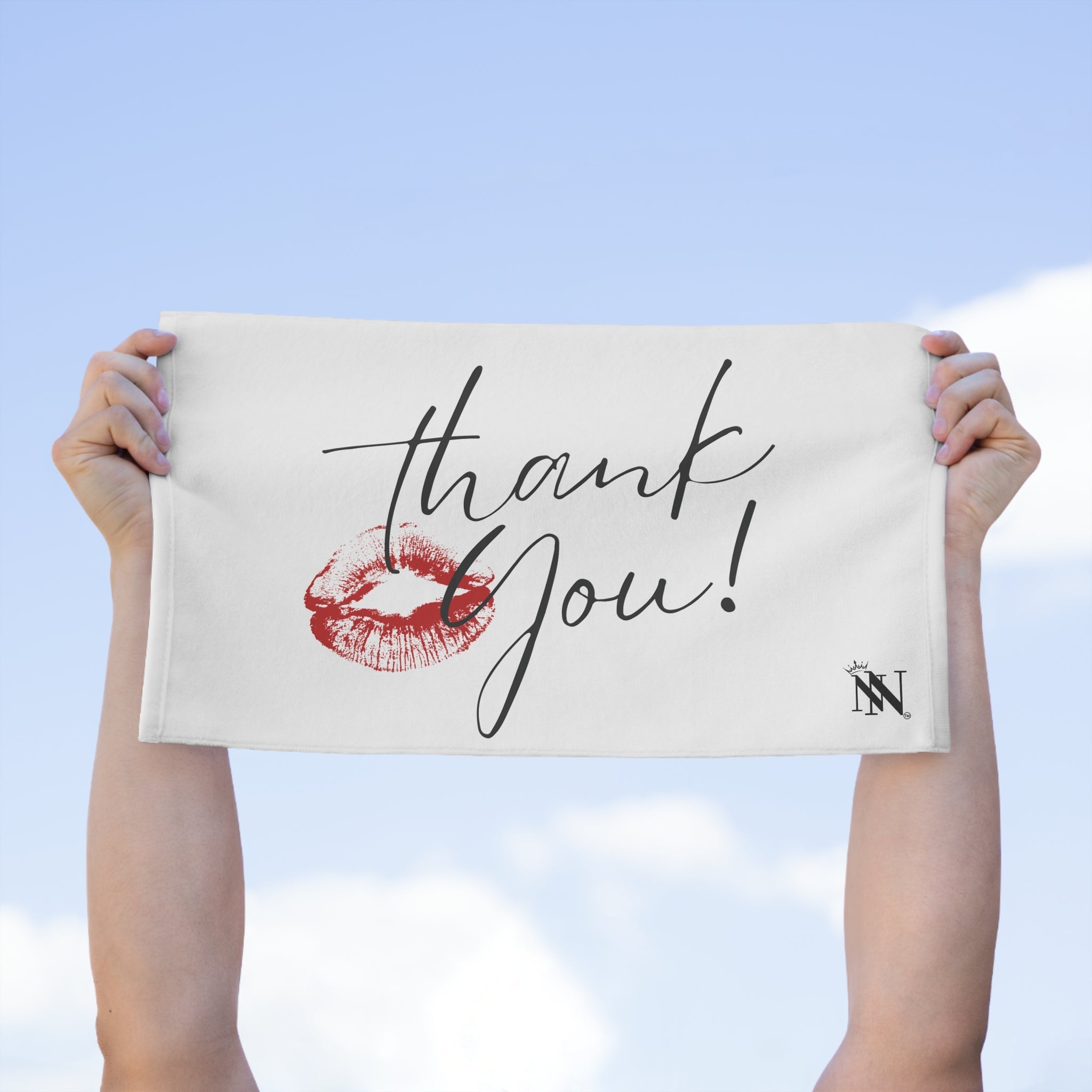 Thank You! with a Kiss Sex Towel