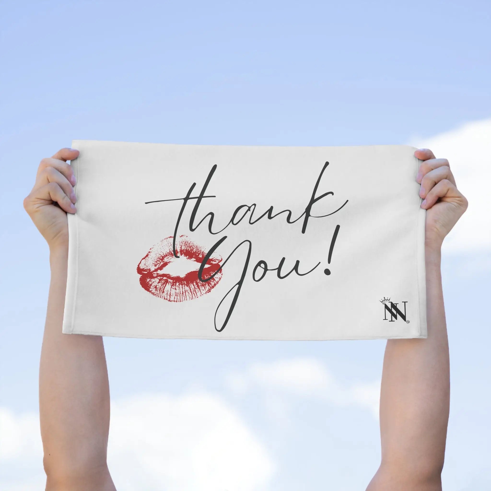 Thank You! with a Kiss Sex Towel