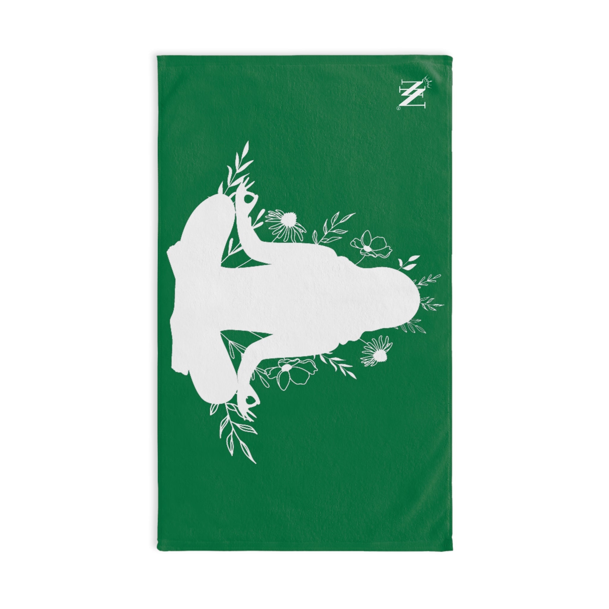 Seated Yoga Meditation Green Cum Towel