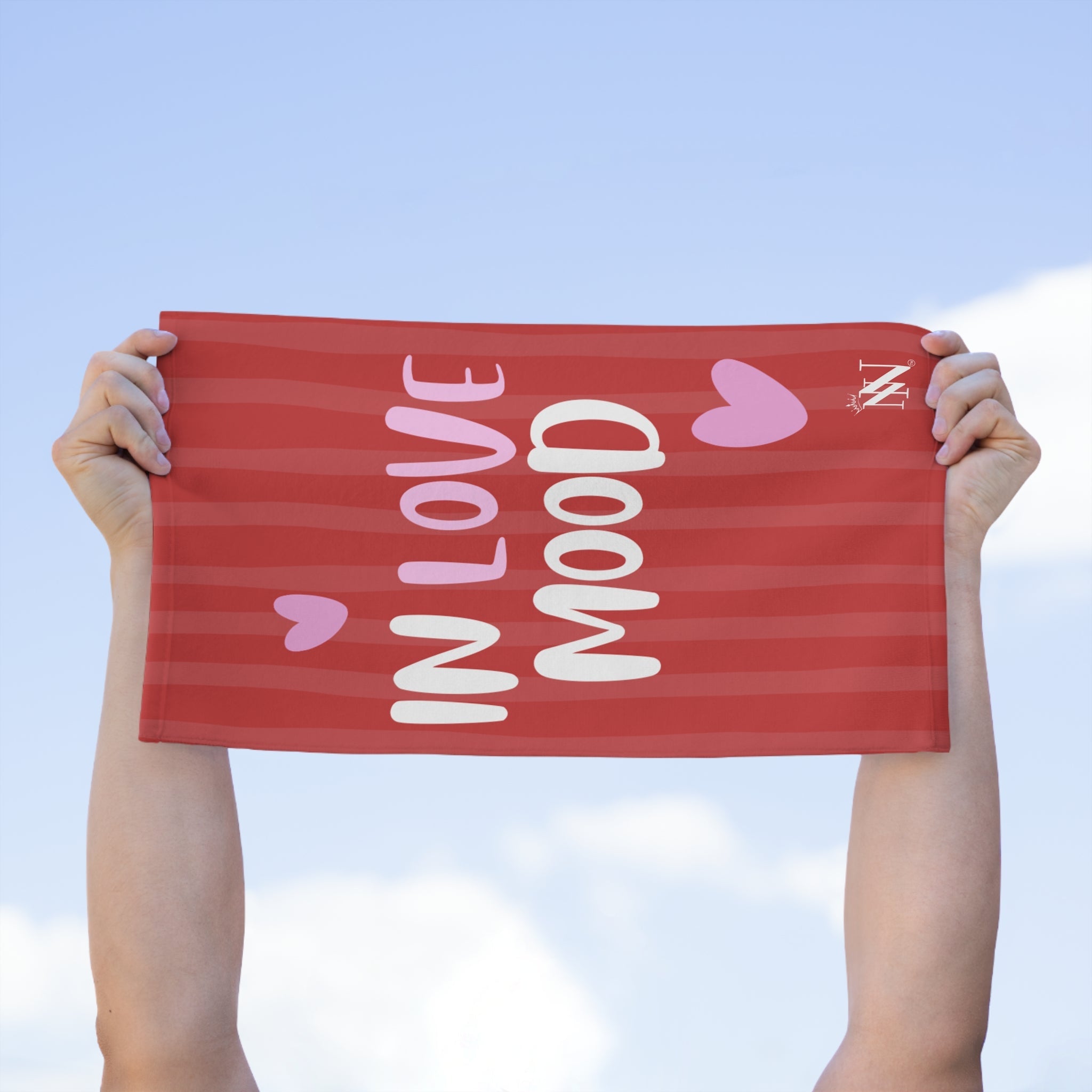 In Love Mood Hearts | Mix & Match Soft Fun-Flirty Lovers’ Towels