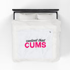Content that Cums | Mix & Match Soft Fun-Flirty Lovers’ Blankets