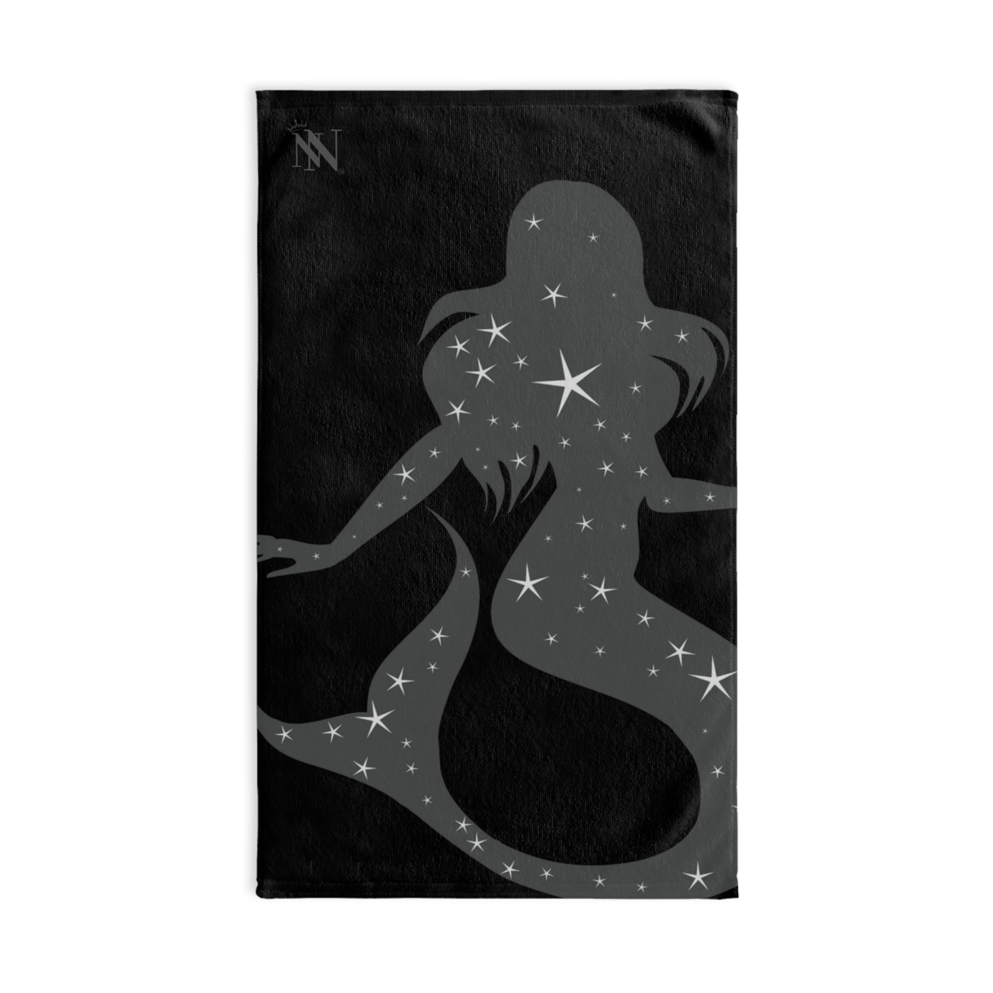 Mermaid Star Black Cum Towel