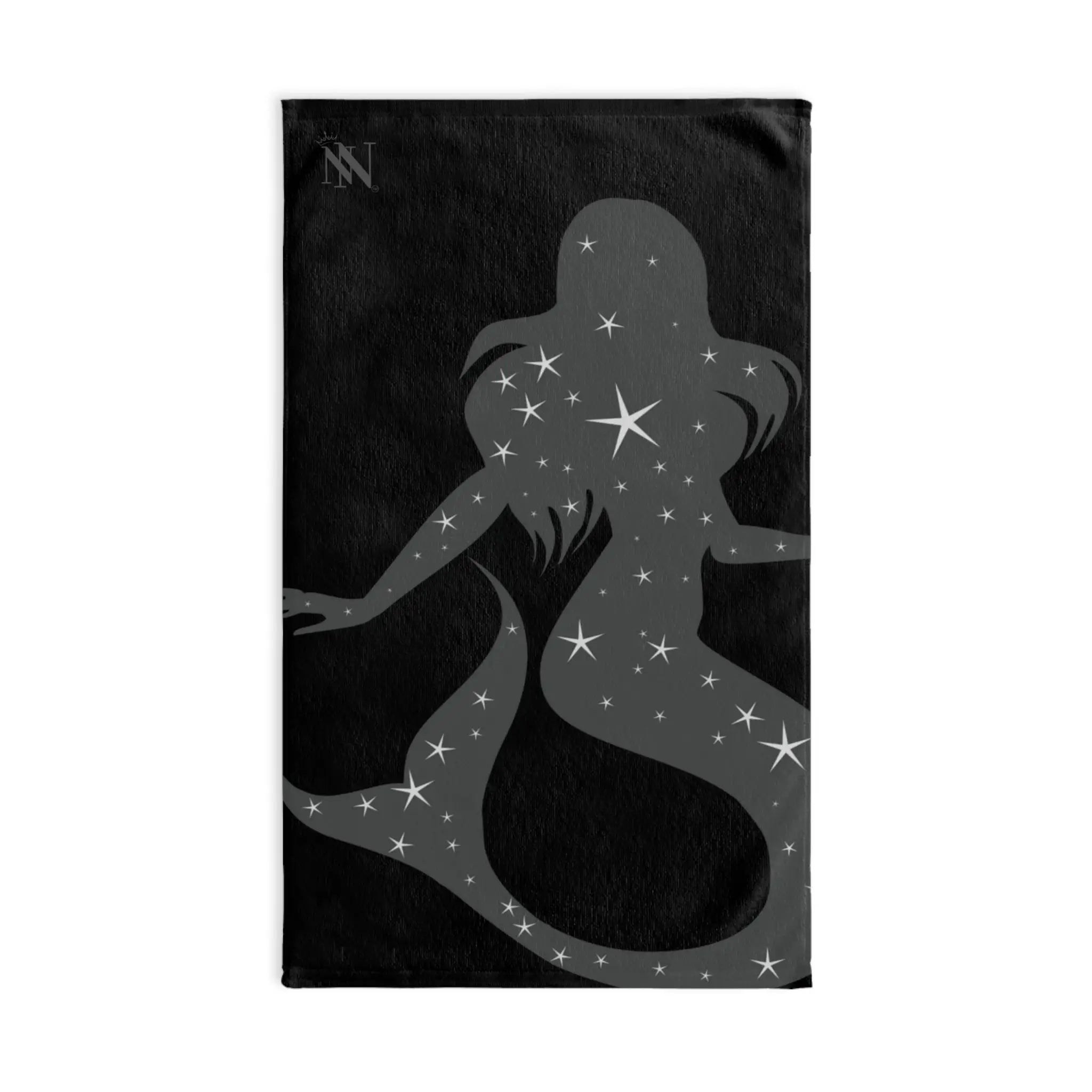 Mermaid Star Black Cum Towel