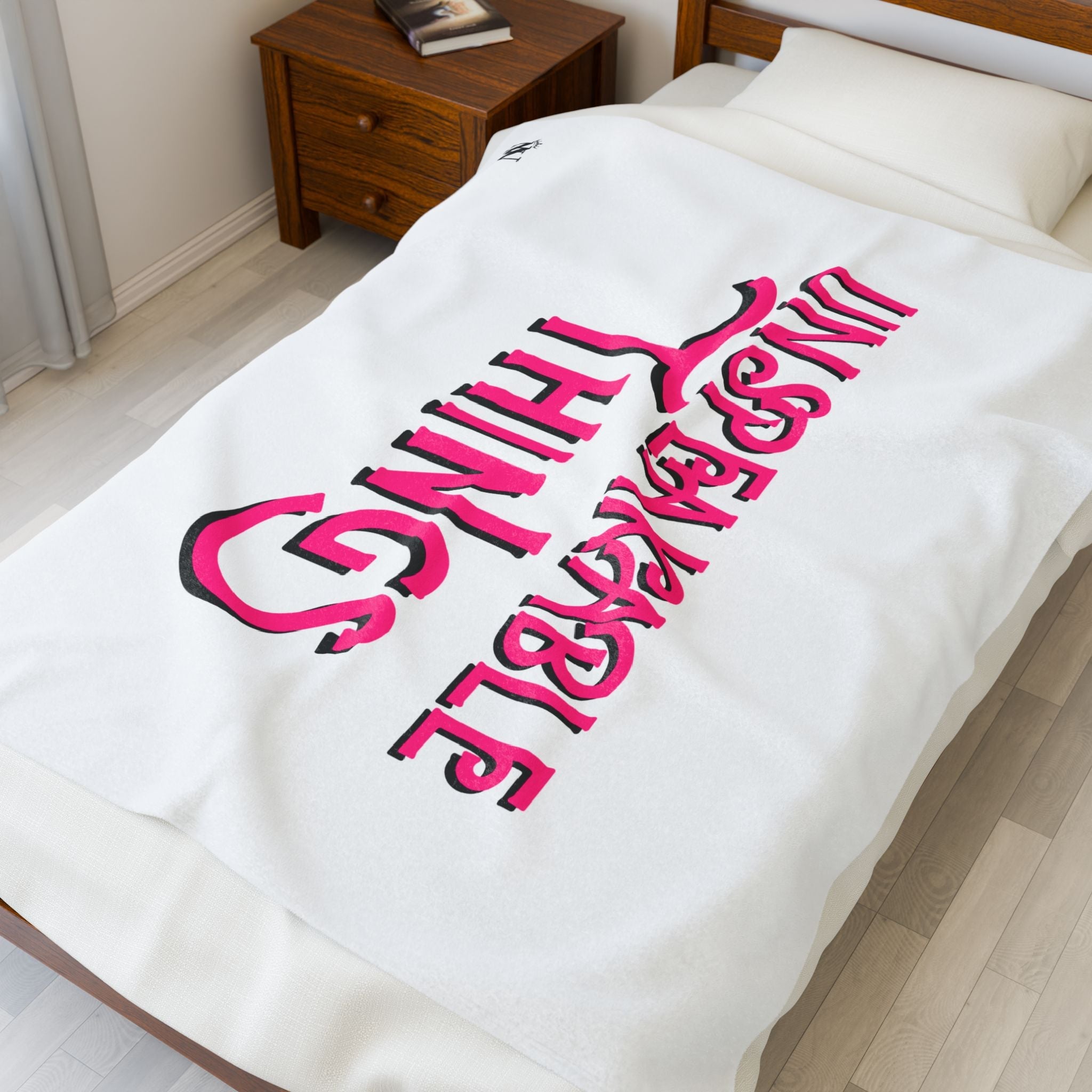 Unspeakable Things | Mix & Match Velveteen Fun-Flirty Lovers’ Blankets