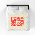Don’t Forget to Be You! Romantic Lovers Gifts Blanket