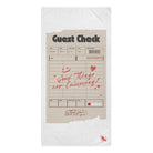 Good Things Are Cumming! Vintage Guest Check | Mix & Match XL Fun-Flirty Lovers’ Towels