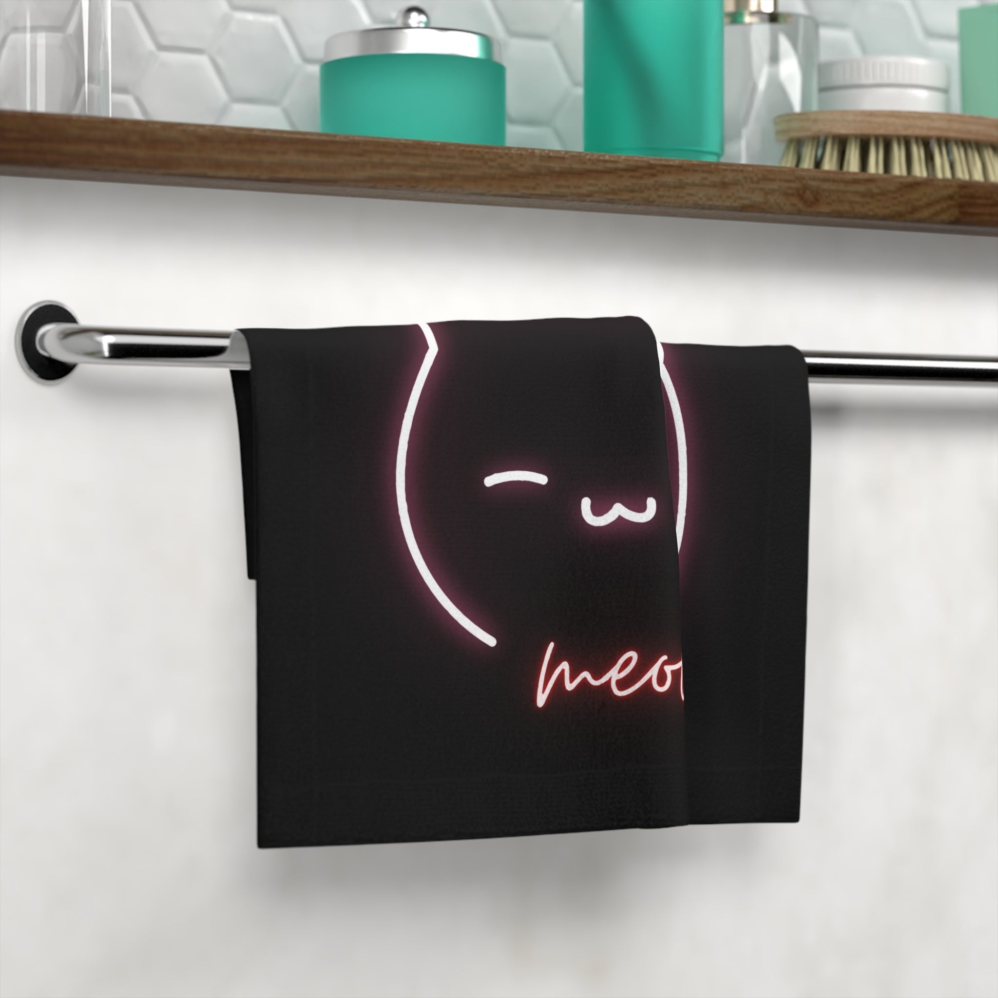 Meow Kitty Neon | Mix & Match Lils’ Fun-Flirty Lovers’ Towels