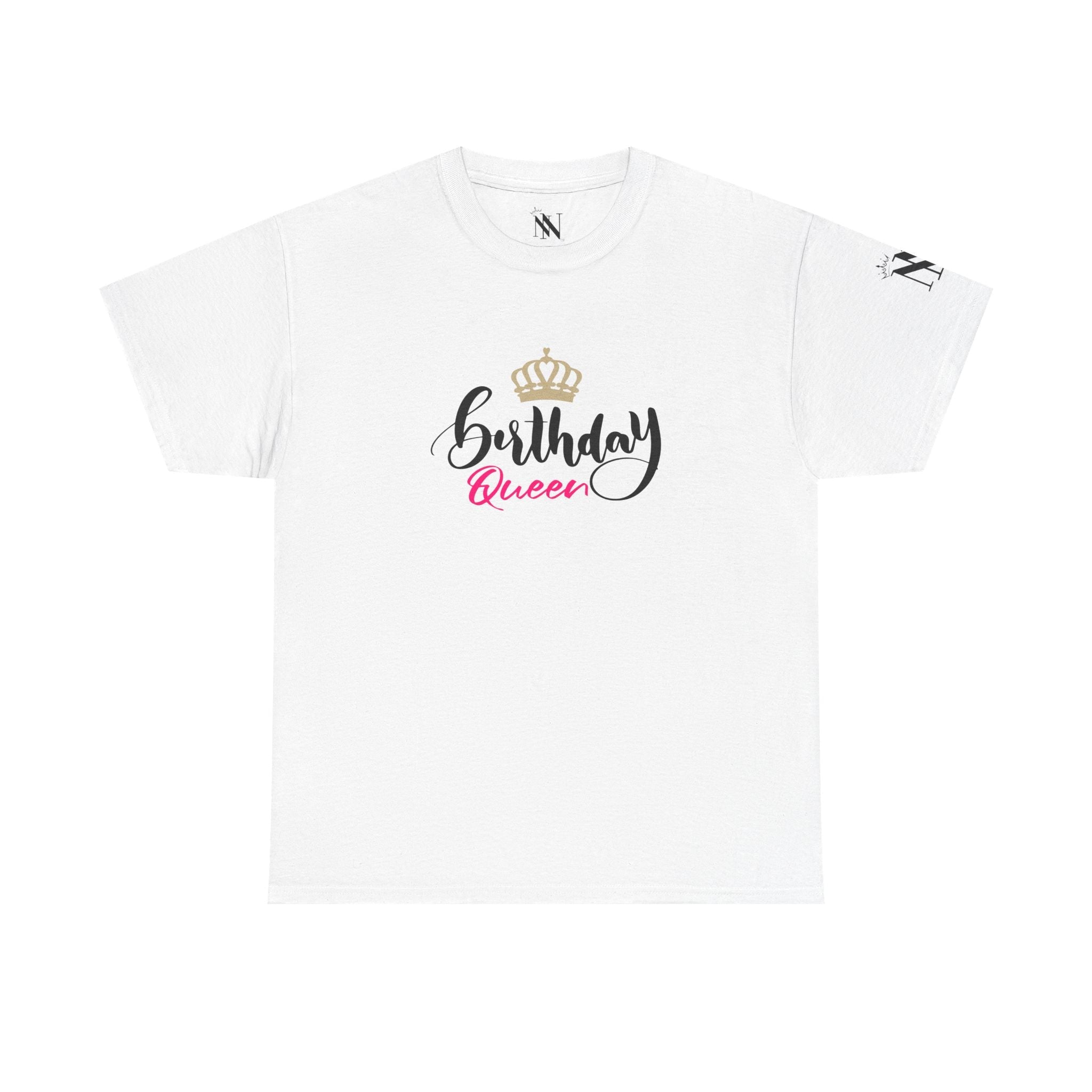 Gold Crown Birthday Queen | Mix & Match Cotton Unisex Fun-Flirty Lovers’ T-Shirts