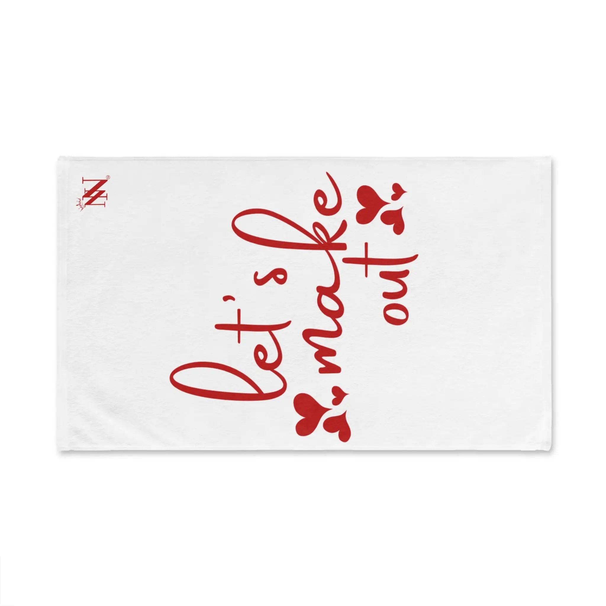 Let’s Make Out Hearts Cum Towel