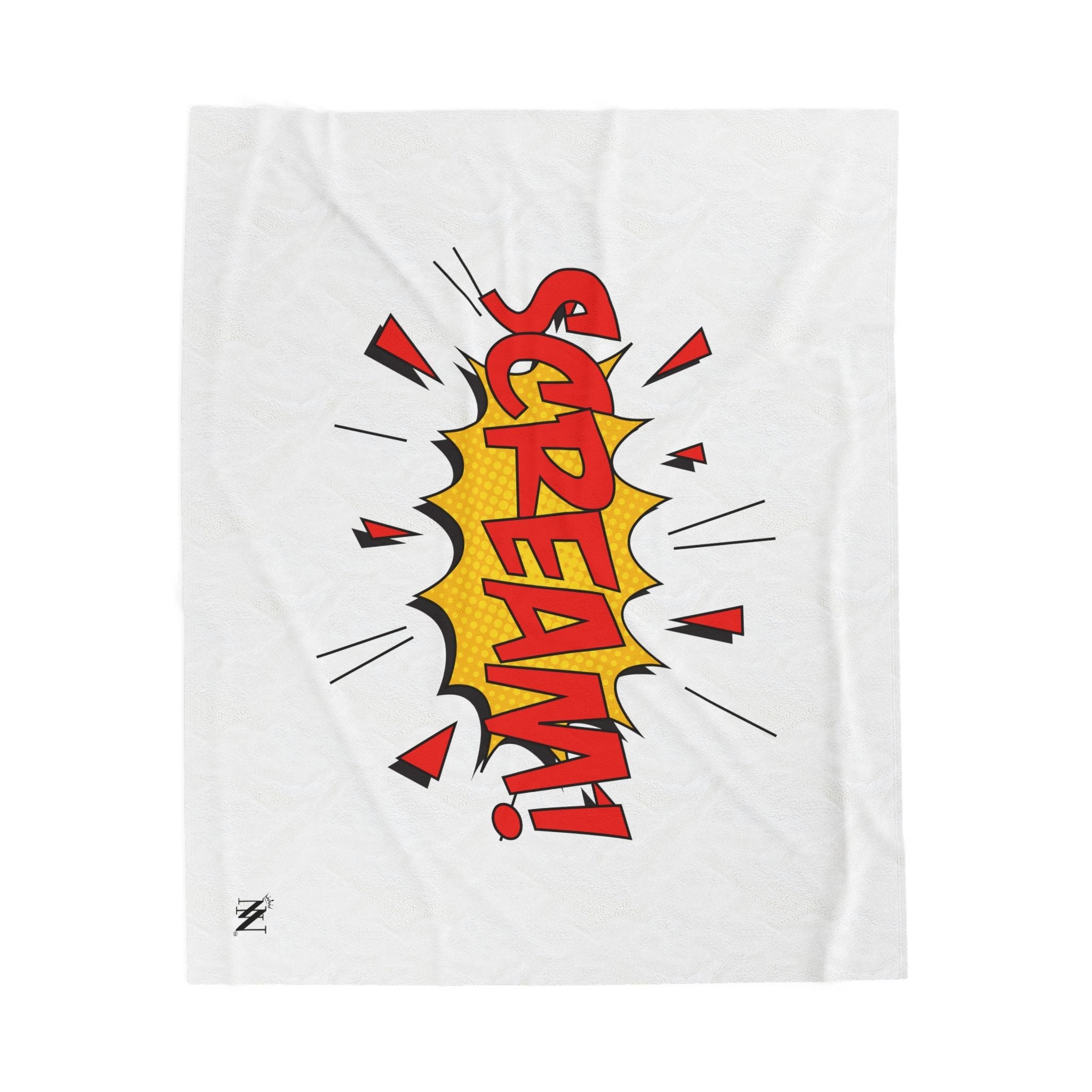 Scream! Cartoon Fun | Mix & Match Velveteen Fun-Flirty Lovers’ Blankets