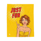 Just Fun | Mix & Match Velveteen Fun-Flirty Lovers’ Blankets
