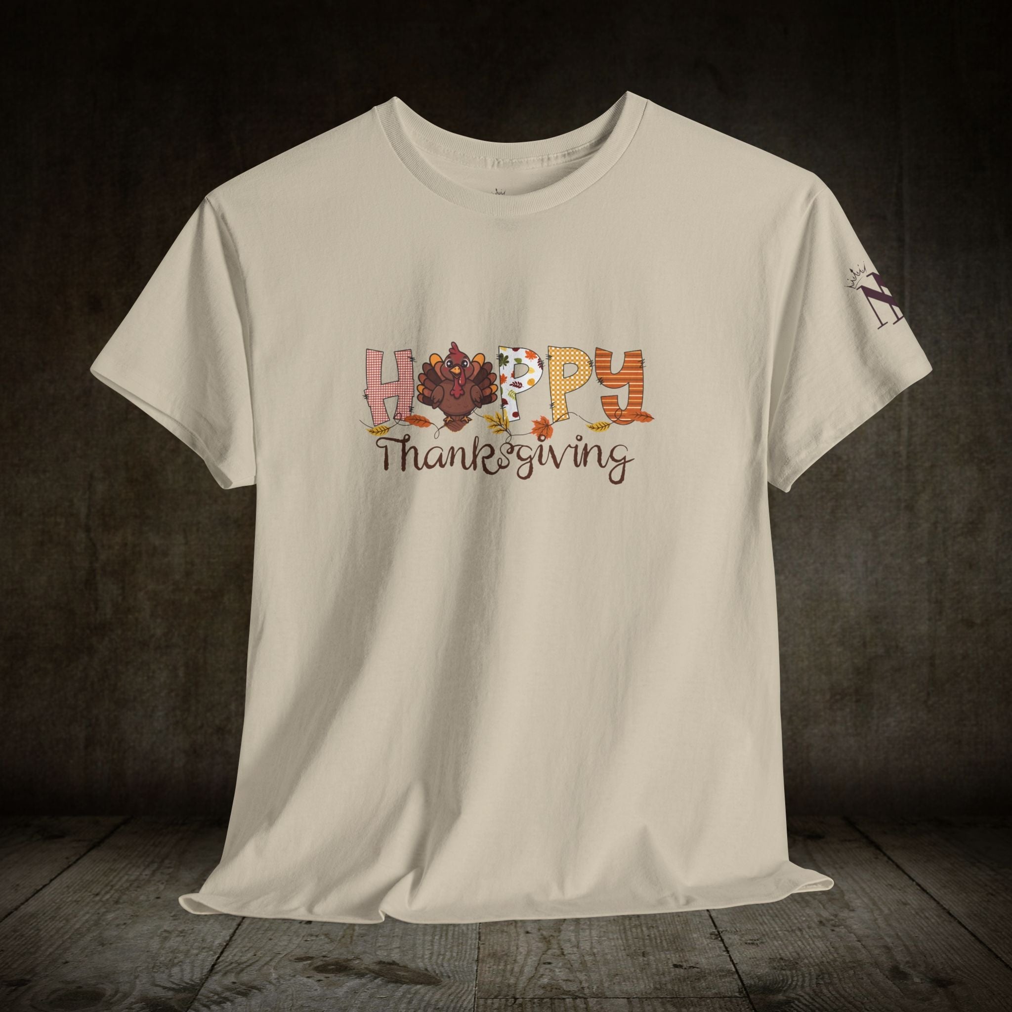 Cute Happy Thanksgiving | Mix & Match Cotton Unisex Fun-Flirty Lovers’ T-Shirts