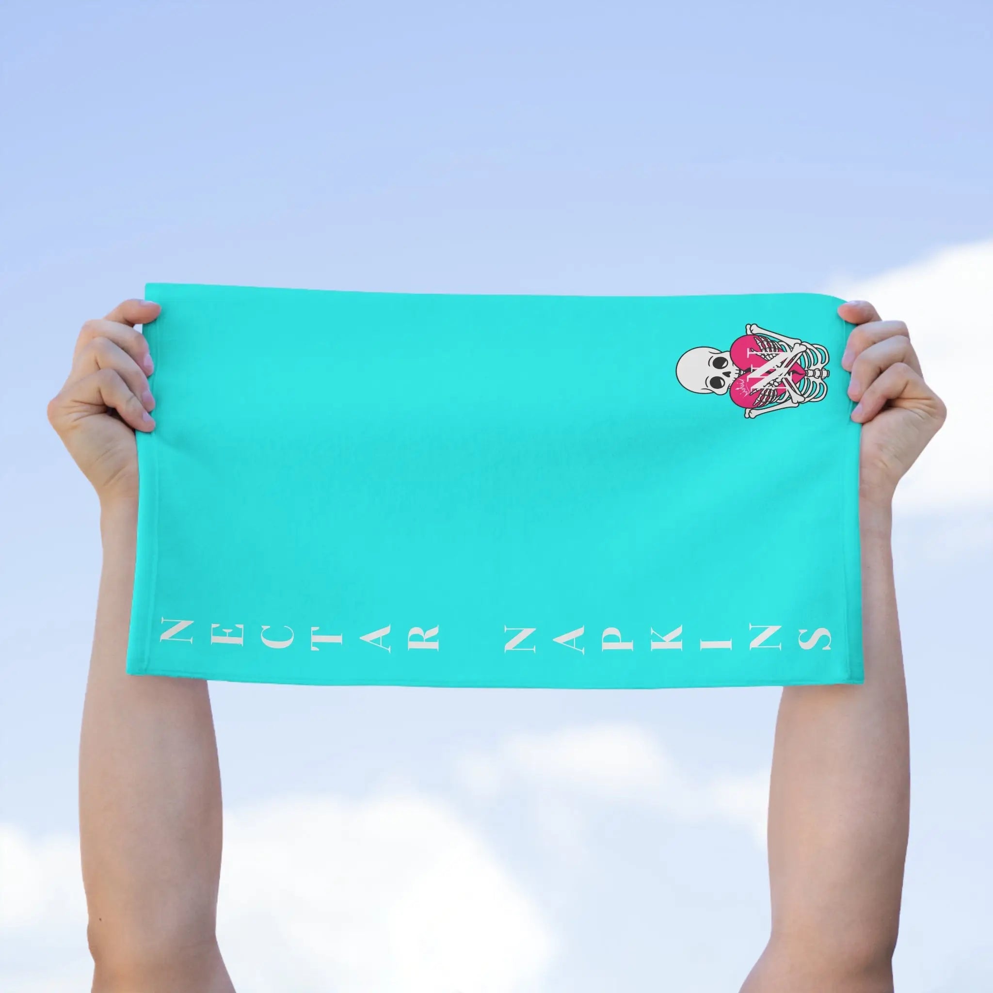 Nectar Napkins Brand Neon Blue Sex Towel