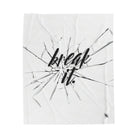 Break It. | Mix & Match Velveteen Fun-Flirty Lovers’ Blankets