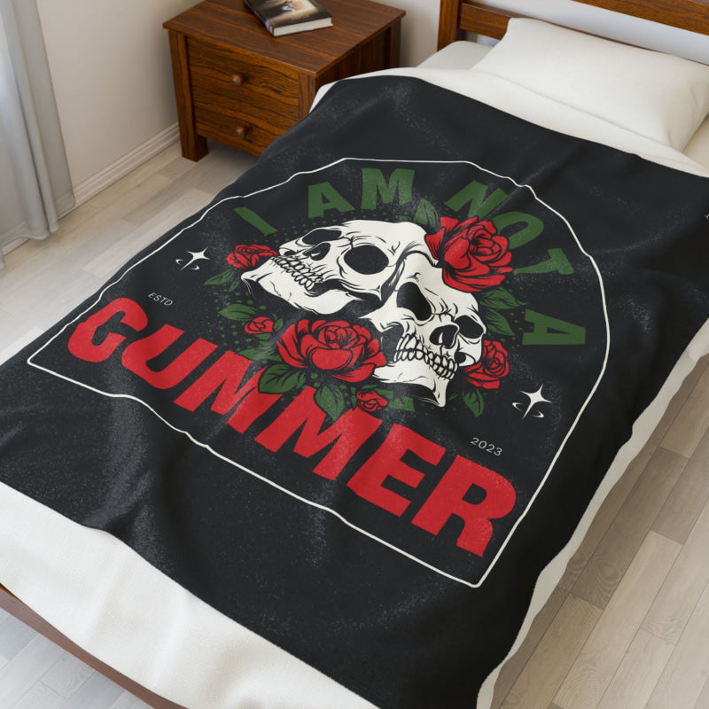 I Am Not a Cummer | Mix & Match Soft Fun-Flirty Lovers’ Blankets