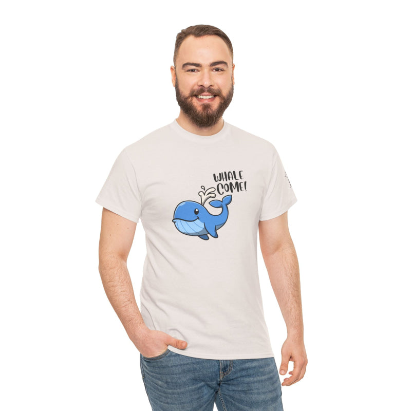 Whale Come! | Mix & Match 100% Cotton Unisex Fun-Flirty Lovers’ Tees