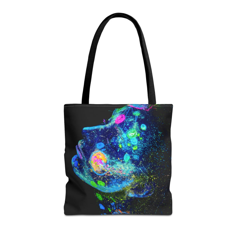 She Glows Blacklight Graphic | Mix & Match Fun-Flirty Lovers’ Totes