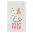 Stay Wild Cute Kitty | Mix & Match Soft Fun-Flirty Lovers’ Towels