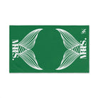 Mrs. Mrs. Mermaid Shareable Sides Green | Mix & Match Classic Fun-Flirty Lovers’ Towels