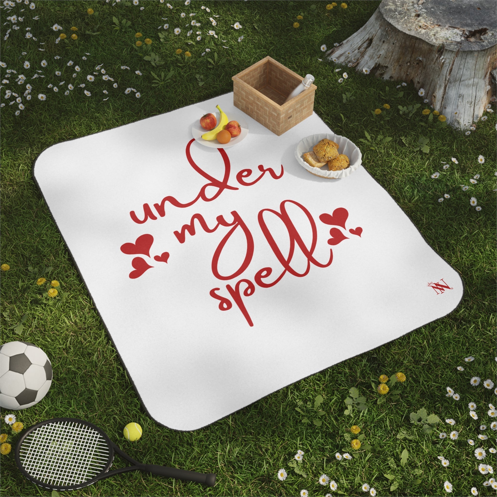 Under My Spell Hearts Sex Blanket