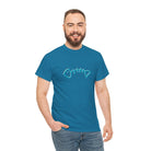 Blue Fish Bone | Mix & Match 100% Cotton Unisex Fun-Flirty Lovers’ Tees