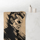 Fucking Rage Vintage Creepy Beach Towel