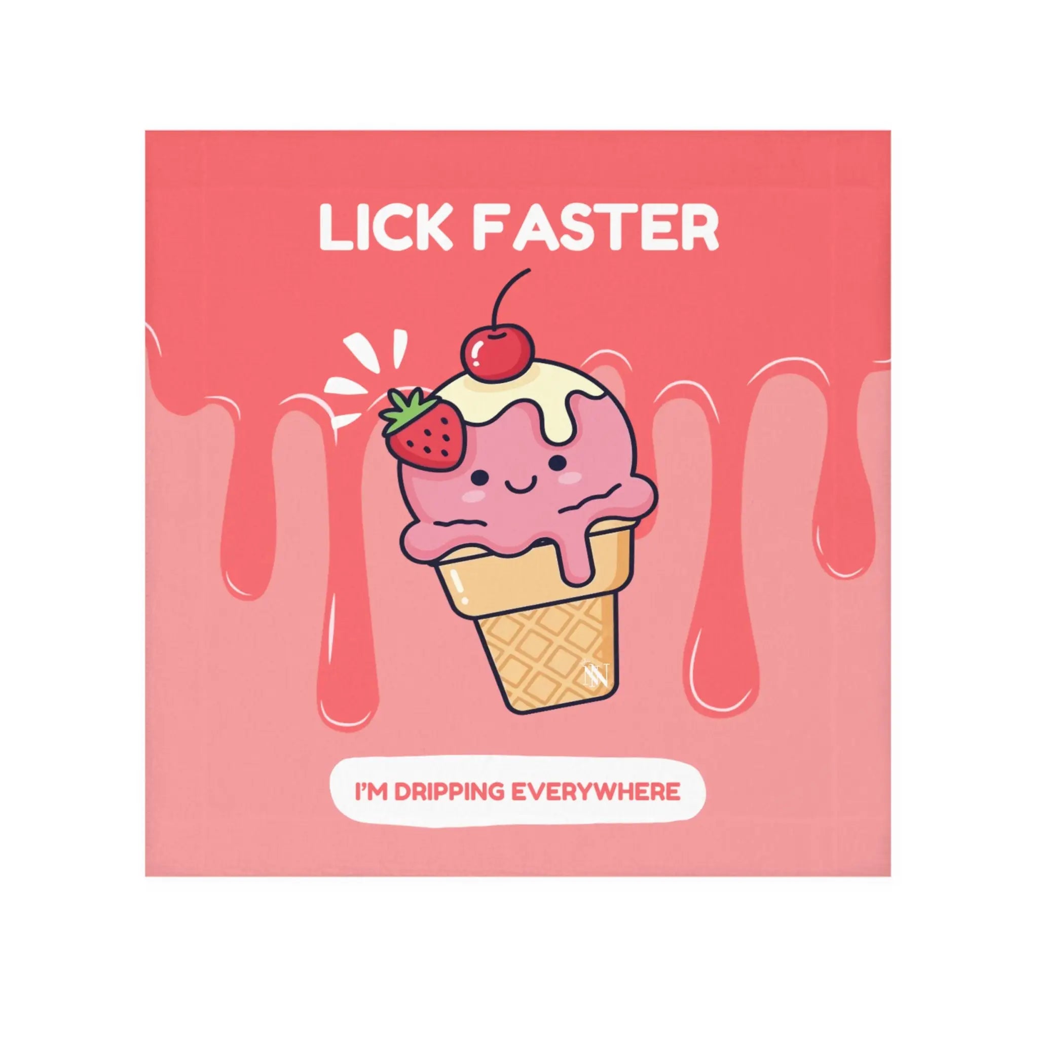 Lick Faster Cum Rag