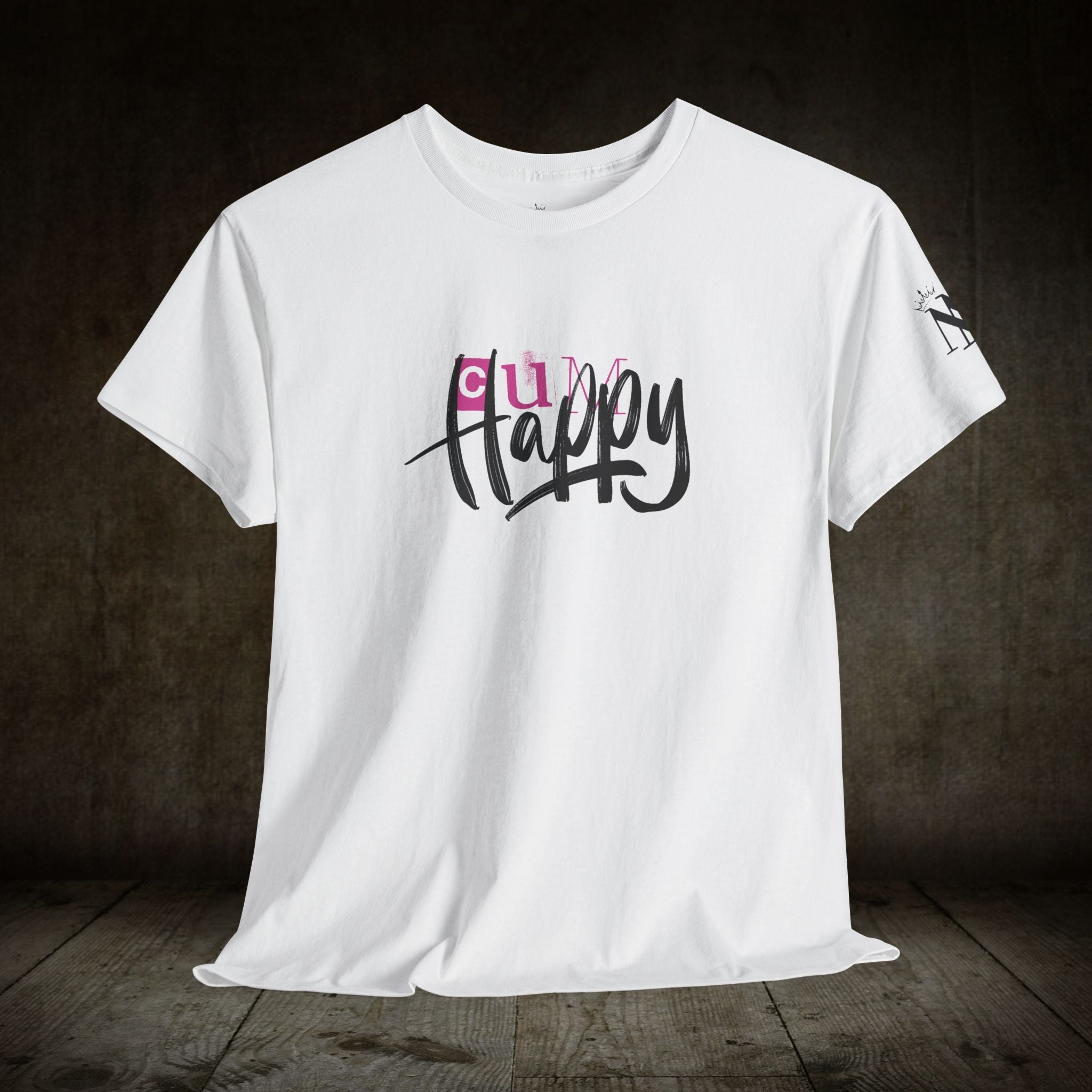 Cum Happy | Mix & Match Cotton Unisex Fun-Flirty Lovers’ T-Shirts