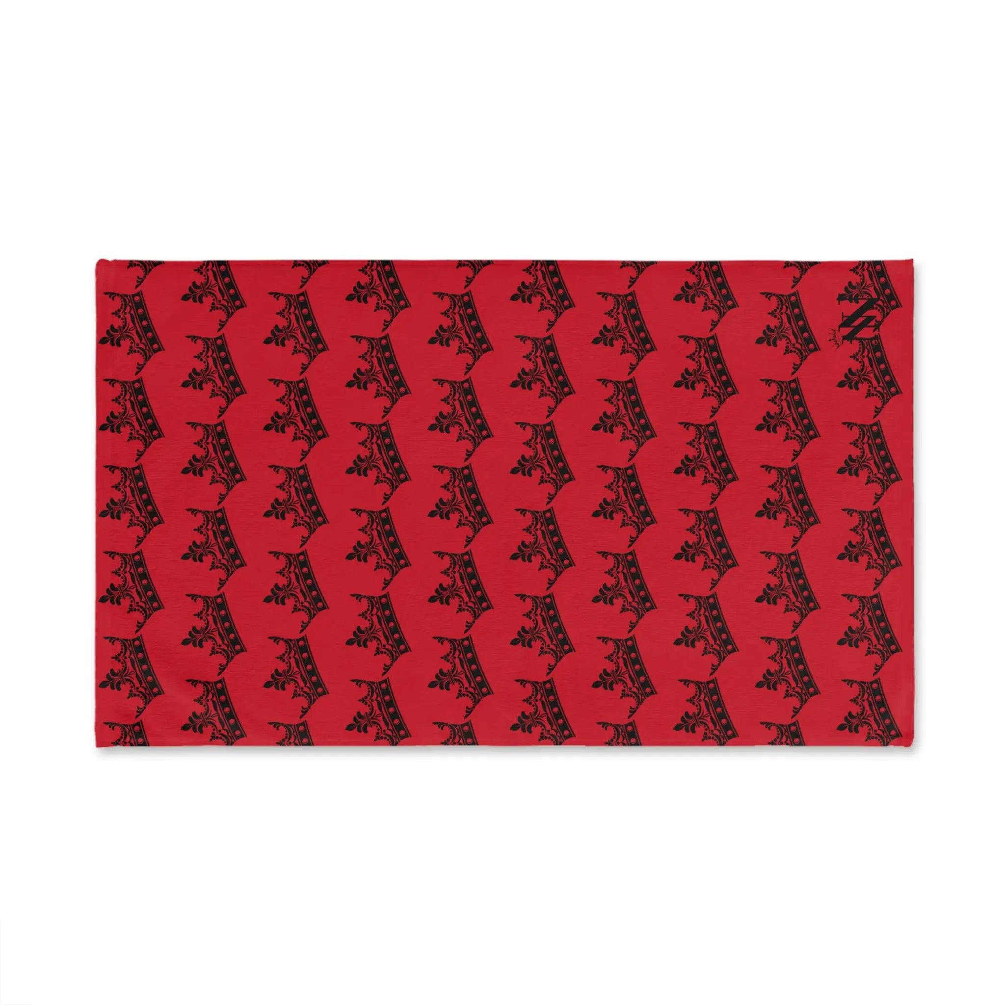 Crown Queen Pattern Red Cum Towel
