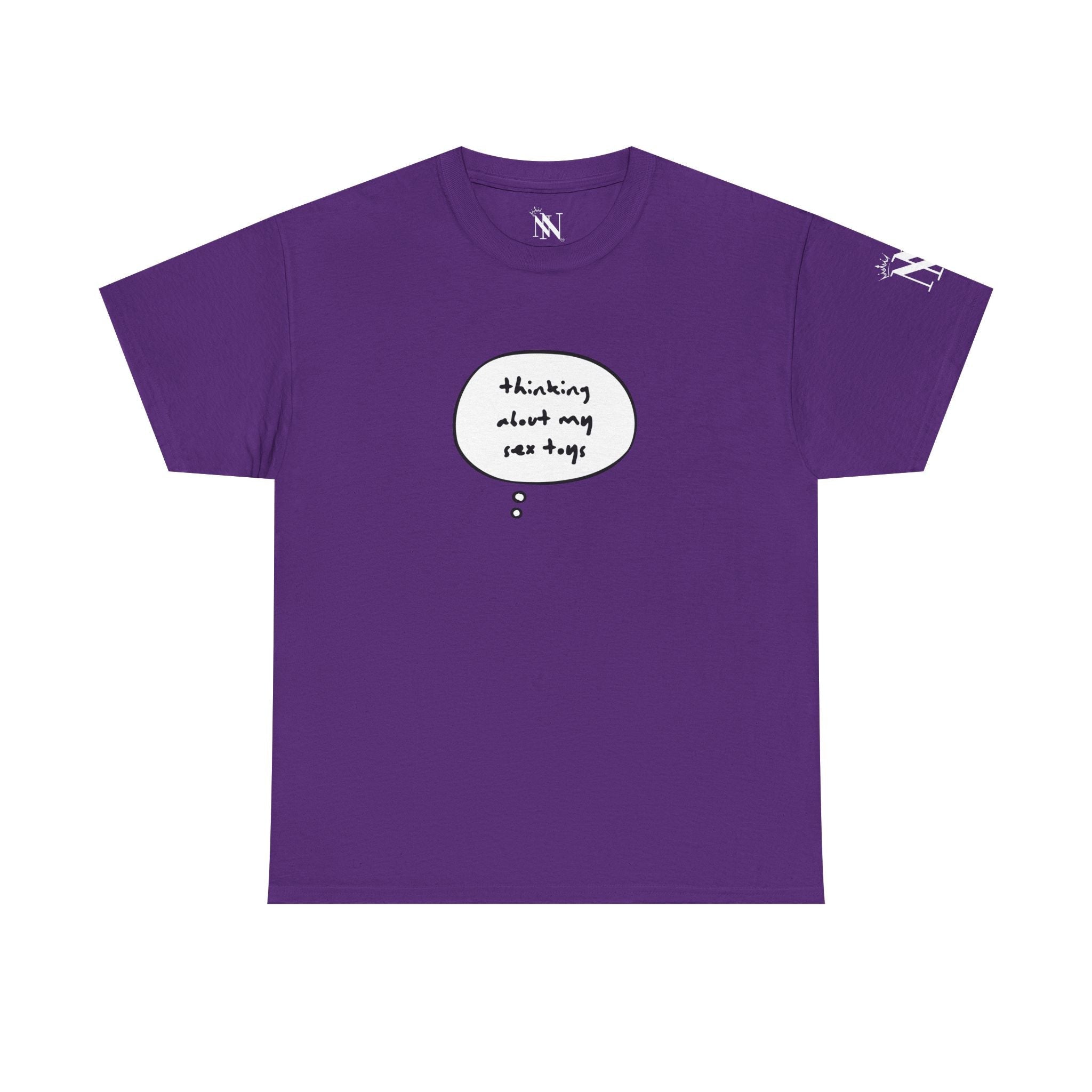 Thinking About My Sex Toys | Mix & Match 100% Cotton Unisex Fun-Flirty Lovers’ Tees