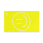 Happy Smiling Emoji Neon Yellow | Mix & Match Classic Fun-Flirty Lovers’ Towels