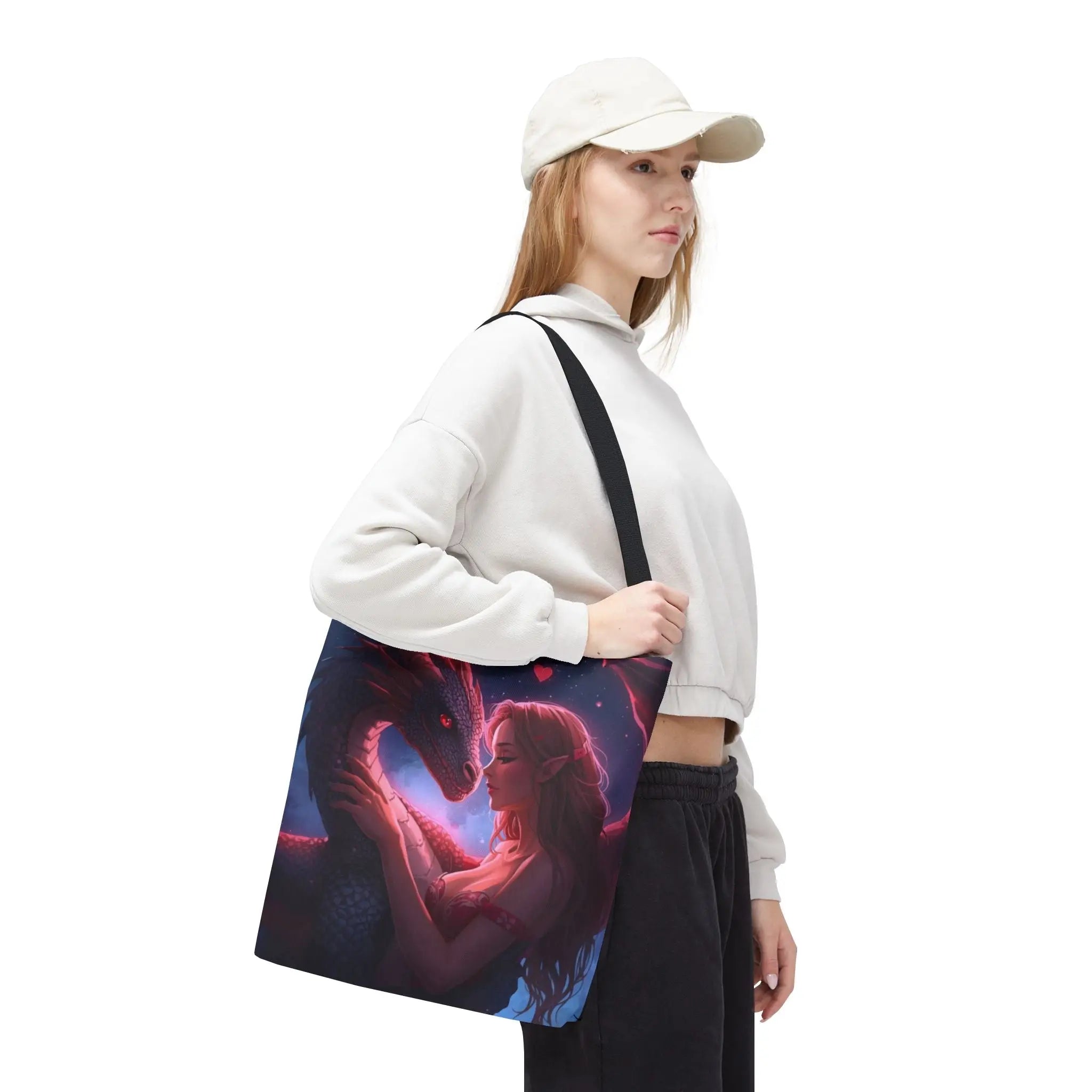 Elf’s Pet Dragon Fantasy | Mix & Match Fun-Flirty Lovers’ Totes
