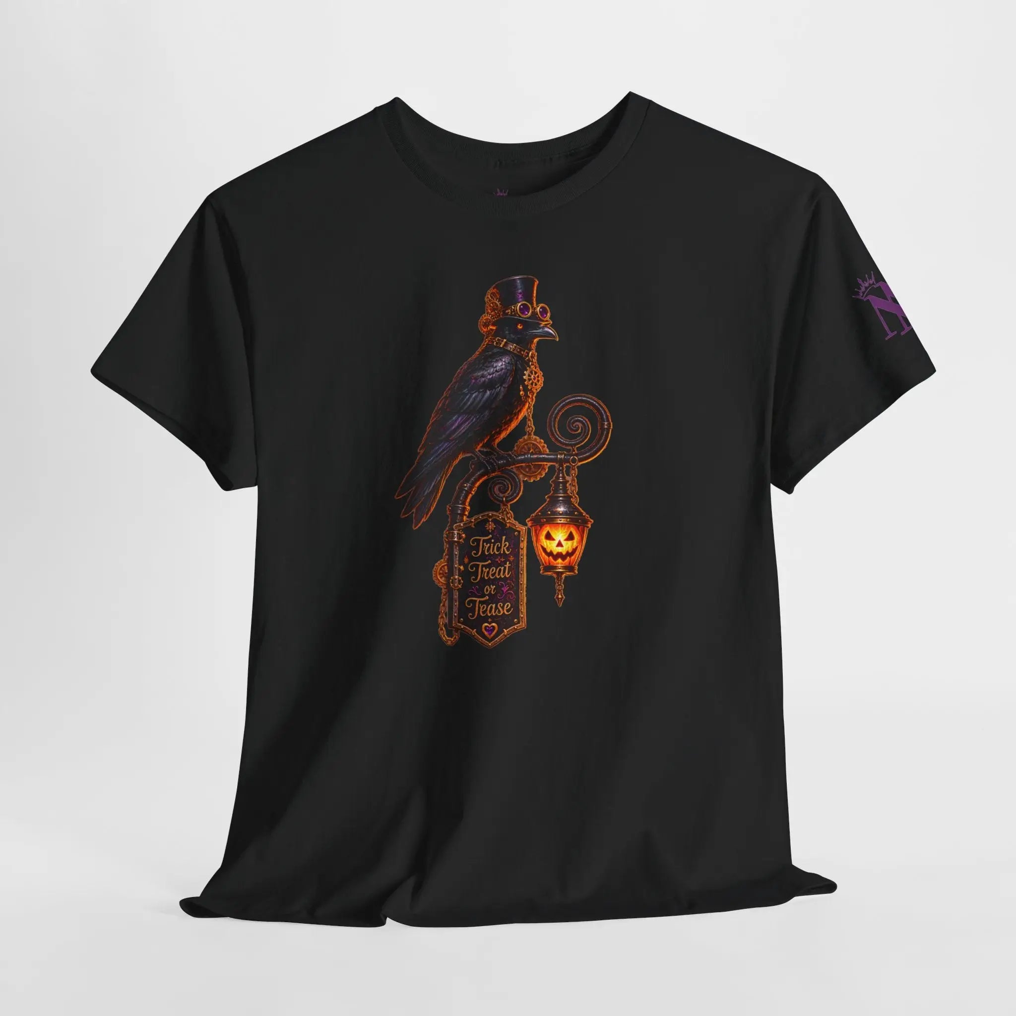 Trick Treat or Tease Crow | Nectar Napkins Fun-Flirty Lovers’ T-Shirts