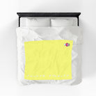 Nectar Napkins Brand Light Yellow Love Blanket