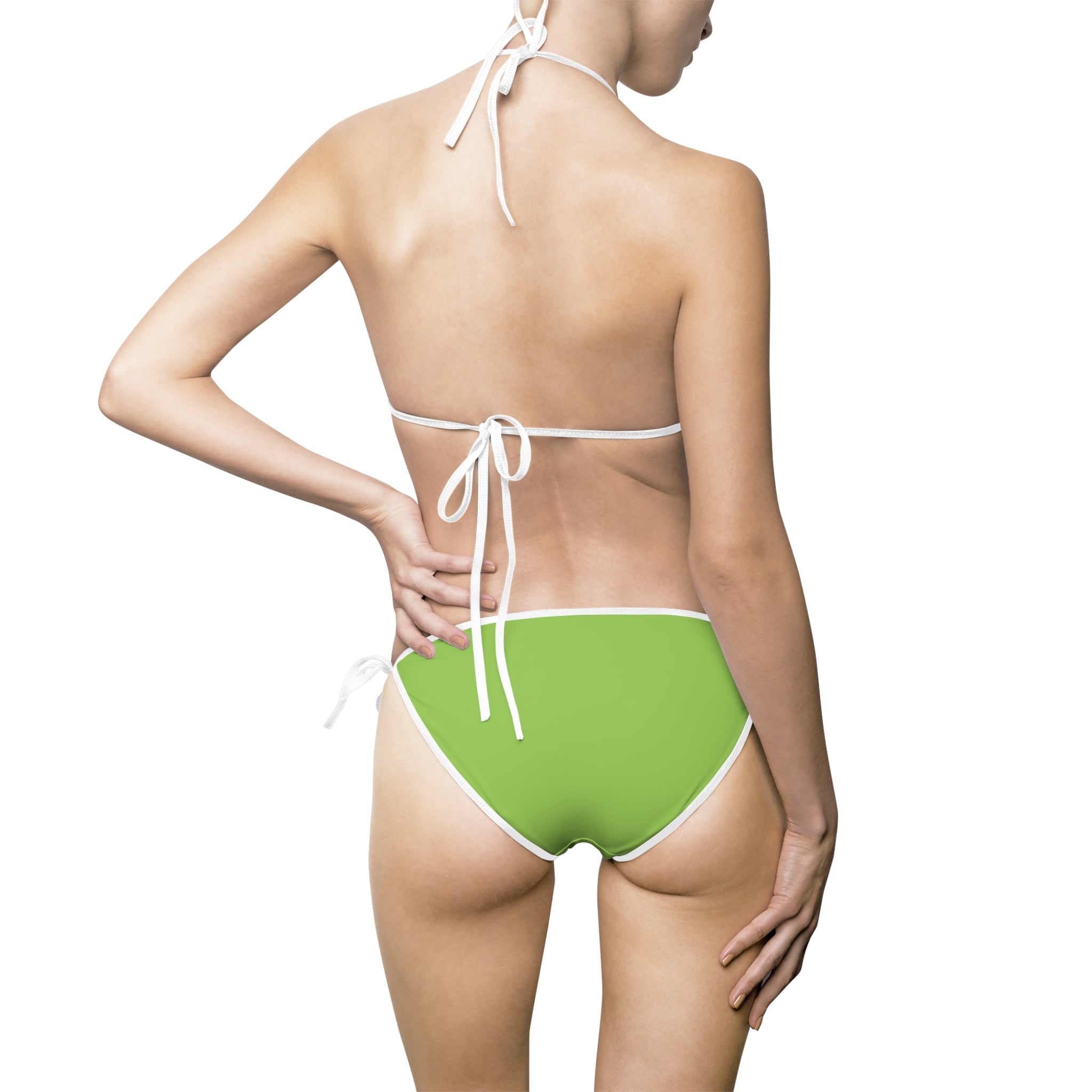 Green Strappy | Mix & Match Fun-Flirty Lovers’ String Bikinis