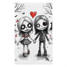 Even in Death | Mix & Match Soft Fun-Flirty Lovers’ Towels