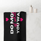 Do More of What You Want Hearts Extra Large Towel for Sex